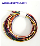 AUTOMOTIVE WIRE TXL 22 AWG WITH STRIPE (LOT C) 8 COLORS 15 FT EACH