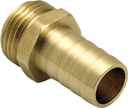 Underhill Hose Repair. Solid Brass, Ultra Reliable. HBRM-75-M (3/4" Male Mender)
