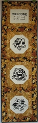 Quilt with a Message - Wildlife - Small Long Wall Hanging Kit