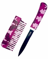 Camo Comb Knife Purple