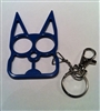 Kitty Cat Self Defense Keychains: Navy Blue