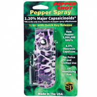 2 Pack Pepper Sprays-Purple and Black