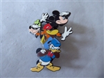 Disney Trading Pin 27805 Disney Auctions - Mickey, Goofy, Donald Searching (Black-Metal Prototype)