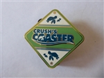 Disney Trading Pin 55423     DLP - WDI - Disneyland Paris - Crush's Coaster - 4 Pin Set (Sign Pin Only)