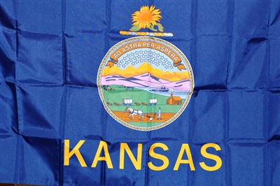 3' x 5'  Kansas Flag - Nylon