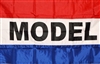 3x5 FT MODEL Flag (Sewn Stripes) - SolarMax Nylon Message Flag.
Commercial grade for business.