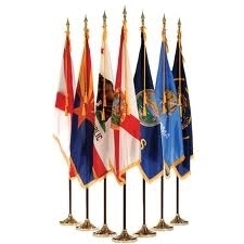 State Flag Indoor Display Set - North Carolina