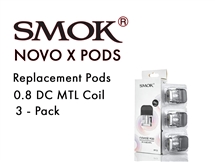 Smok Novo X DC MTL 0.8 Pods 3 Pack