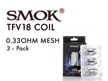 SMOK TFV18 0.33 Mesh Coils 3 Pack