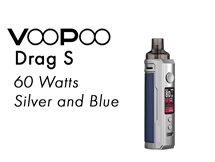 VooPoo Drag S Silver and Blue