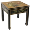 Asian/Oriental Gold Leaf Square Ming Side Table
