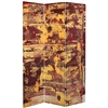 6 ft. Tall Embers Canvas Room Divider