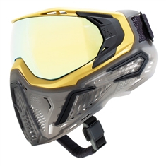 HK Army SLR Paintball Mask -Alloy (Gold/Black/Smoke) Gold Lens