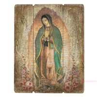 Wood Pallet Sign - Our Lady of Guadalupe