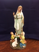 Our Lady of Fatima with Children 12"