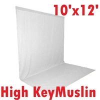 NEW HIGH KEY WHITE Muslin Background 10'x12' Backdrop