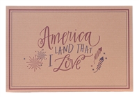 Eat Drink Host America Land that I Love Placemats
