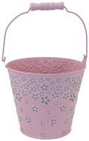 Pink Flower Bucket