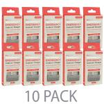 (10-pack X 1 Per Pack=10 Total) Ecoxgear Ecoboost 10-year Emergencywaterproof 1500mah Power Bank W/usb-c Connector