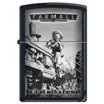Zippo Lighter - Do It All With Farmall Black Matte - 852198