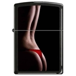Zippo Lighter - No If's, and's or Butts Black Matte - 852881