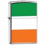 Zippo Lighter - Flag of Ireland High Polish Chrome - ZCI007984