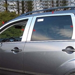Mitsubishi Outlander Chrome Window Trim Package, 2007, 2008, 2009