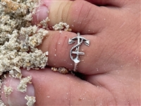 Anchor Toe Ring with Rope