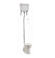 Burlington High Level Toilet with White Aluminium Cistern