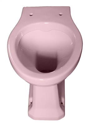TRTC Art Deco Pink Low Level/High Level Toilet Pan