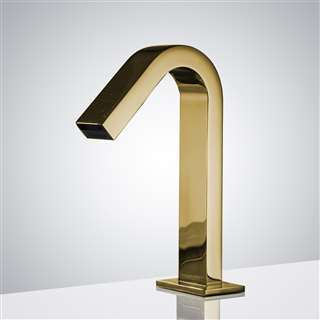 Valence Deck Mount Commercial Shiny Gold Automatic Sensor Faucet