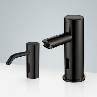 Dax High Quality Motion Sensor Faucet & Automatic Liquid Soap Dispenser For Restrooms In Oil Rubbed Bronze