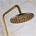 BathSelect Rotatable Antique Style Shower-Head 8" with Hand Shower