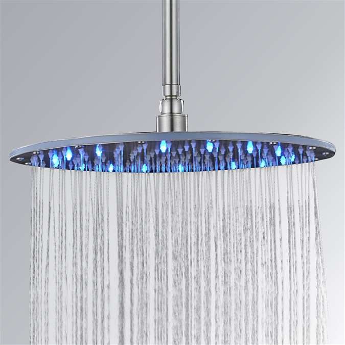 shower head with multicolor led