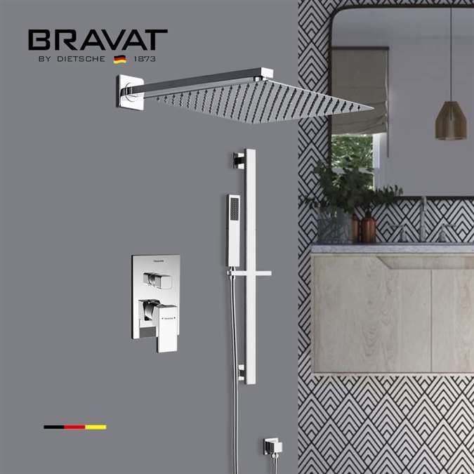 Bravat Stainless Steel Shower Set
