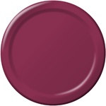 Burgundy Lunch Plates (24/pkg)