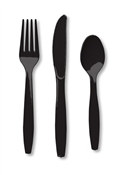 Black Assorted Cutlery (24/pkg)