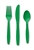 Green Assorted Cutlery (24/pkg)
