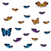 Welcome in the warm spring air or decorate your house on a summer day with these colorful Butterfly Cutouts.