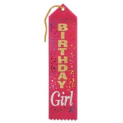 Red Birthday Girl Ribbon