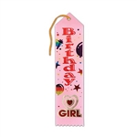 Pink Birthday Girl Ribbon