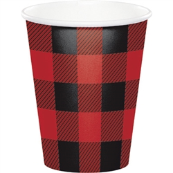 Whether you want a hot cup of cocoa or a refreshing cup of fruit punch, our Buffalo Plaid Hot/Cold Cups are perfect for your occasion. The red and black design gives it plenty of appeal, Each cup holds nine ounces of hot or cold liquid. Eight per package.