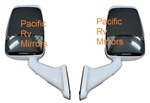 714182 Velvac RV Motorhome White Mirror Set Non-Powered Easy Install