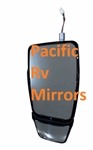 715137  Velvac Full Flat Mirror Head in Black, Driver Side Inverted