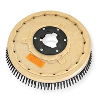19" Steel wire scrubbing brush assembly fits Tennant model Power Trend 20