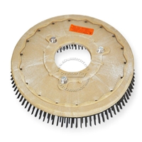 19" Steel wire scrubbing brush assembly fits NOBLES model 5300 T 11" bolt circle and no riser