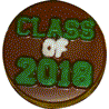 Class of 2018 Sandwich Cookie Chocolate Candy Mold graduation