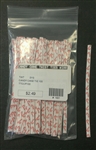 4" Candy Cane Paper Twist Ties - 100 Pack