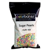 Multi Color 3-4MM Sugar Pearls 16 Ounce 1 Pound Easter child birthday