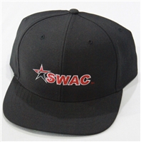 Richardson Fitted Hat with SWAC Logo - Black